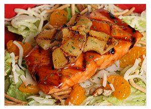 Grilled Salmon Salad